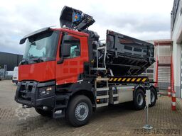 Renault K 480 - 13 LITER P6X6 - 29 TON - HMF KRAAN + H...