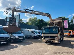 MERCEDES-BENZ Atego 1224 *Kipper+Hiab Kran+ Funk+ Greifer