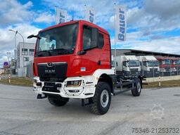 MAN TGM 18.250 4x4 BB/Fahrgestell/3-Sitze/Neu