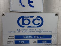 BC bottling canning MAXIMA RPA 24