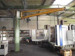 Demag KBK2 Kran Drehkran Hallenkran L 4m Demag KBK2 500Kg + DK Kettenzug H4m