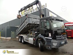 Mercedes-Benz Arocs 2643 + HIAB HIDUO 188B-3 + 6X4 + 3 SIDE T...