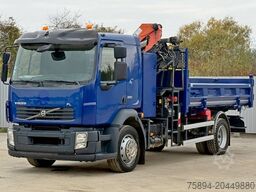 VOLVO FL280 KIPPER 4,35m *  PALFINGER PK 10000 + FUNK