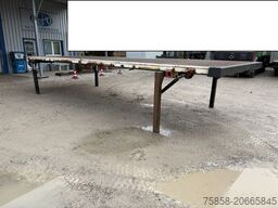 Krone 7,82m Baustoff Brücken Zurringe Kranbar