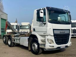 DAF CF 440 Euro 6, 6x2 , Hook, Moving axel, Lift axel