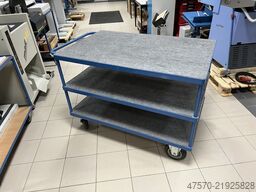 Fetra Table top Cart 127x80cm with 3 shelves