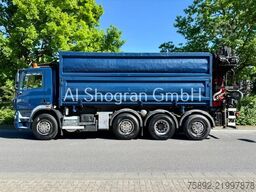DAF CF 85.410 Kipper + Kran Epsilon Q150/Eu5EEV