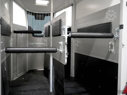 Ifor Williams IFOR WILLIAMS HBX 506 | SILBER +FRONTAUSTIEG RECHTS +POLSTER +3.BREMSLEUCHTE