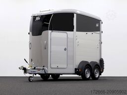 Ifor Williams IFOR WILLIAMS HBX 506 | SILBER +FRONTAUSTIEG RECHTS +POLSTER +3.BREMSLEUCHTE