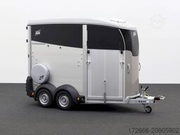 Ifor Williams IFOR WILLIAMS HBX 506 | SILBER +FRONTAUSTIEG RECHTS +POLSTER +3.BREMSLEUCHTE