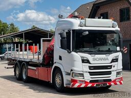 SCANIA P410 6x2 BDF-Pritsche mit Fassi F215A.2.24 Kran