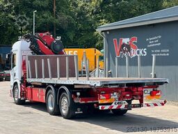 SCANIA P410 6x2 BDF-Pritsche mit Fassi F215A.2.24 Kran