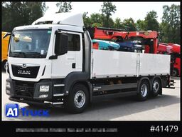 MAN TGS 26,460, Baustoff, Palfinger Kran, Lift-Lenkachse,