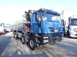 Iveco Trakker AD340T41 8X4 Kipper Kran Palfinger 23002
