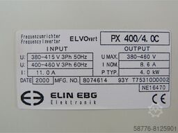 ELIN EBG PX 400 / 4. 0C Elvovert Frequenzumrichter - ! -