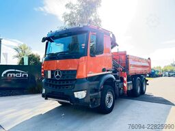 MERCEDES-BENZ Arocs 2642 6x4 Meiller Kipper KRAN FUNK