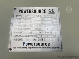 Iveco C9TE2 – 275 kVA Generator – DPX-19794.1