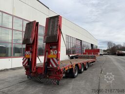 Kässbohrer LB3E  3 Achs Satteltieflader, komplett überfahrbar