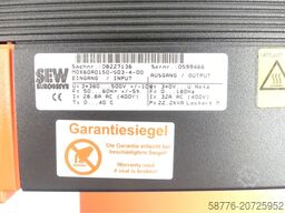 SEW-EURODRIVE Eurodrive MC07B0150-503-4-00 + MDX60A0150-503-4-00 generalüberholt mit 12 Monaten Gewährleistung