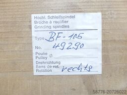 SFJ BF 105 / BF-105X330 Hochleistungs-Schleifspindel SN:49290 - ungeb.! -