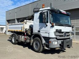 MERCEDES-BENZ Actros 1841 K 2-Achs Kipper Kran Funk/2xhydr+Gre