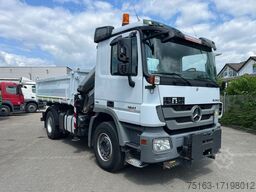 MERCEDES-BENZ Actros 1841 K 2-Achs Kipper Kran Funk/2xhydr+Gre