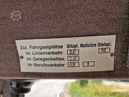 MERCEDES-BENZ Ernst Auwärter Teamstar Vario 814 H Kennzeichen