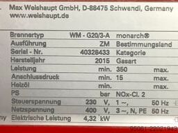 Weishaupt WM-G20/3-A /// 2600kw Weishaupt WM-G20 /// 2600kw