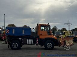 Unimog U400 Vario Pilot Mähtür + Mulag Mähkombination