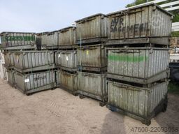 Thyssen Spänekübel Container Späne Klappboden Behälter Muldenkipper 850L