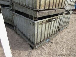 Thyssen Spänekübel Container Späne Klappboden Behälter Muldenkipper 850L
