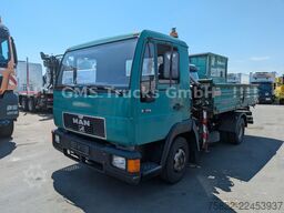 MAN 8-174 / Hiab 045 Kran / Kipper Meiler