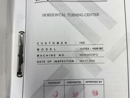 HWACHEON CUTEX - 160 B MC