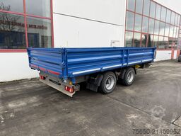  18 k  18 t Tandemkipper- Tieflader, BreitbereiftWenig Benutzt