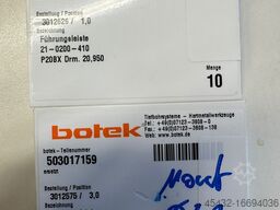 botek Wendeplatten Führungsleisten Bohrkopf