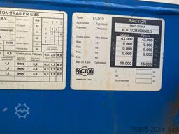 Pacton T3-010 Multi Chassis / Extendable / BPW Axles /...