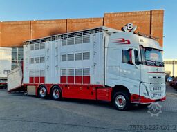 Volvo FH 13.500 XL 6x2 - Pezzaioli livestock 3 deck +...