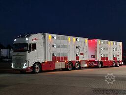 Volvo FH 13.500 XL 6x2 - Pezzaioli livestock 3 deck +...