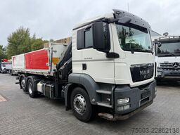 MAN TGS 26.400 6X2 Kipper mit Kran Hiab 166-3