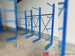 ca. 3,15 lfm. Kragarmregal Langgutregal H: 250 cm 140 kg/Arm META Multistrong