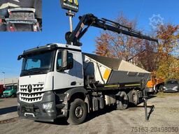 MERCEDES-BENZ Arocs 2543 L 3-Achs Kipper Kran Hiab 211 5xhydr.