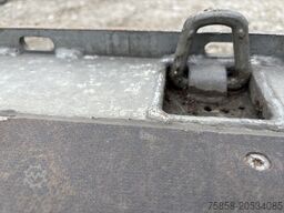 Wecon Verzinkte Plattform Zurringe+Lochleiste