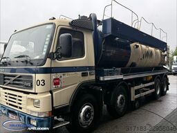 Volvo FM 12-340 8x4 Steel spring, RVS 316, 198000 km,...