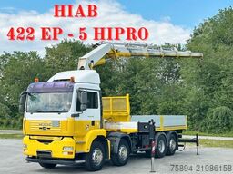 MAN TGA 35.440 * HIAB 422 EP-5 HIPRO + FUNK / 8x2