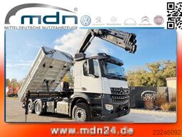 MERCEDES-BENZ Arocs 2643 6x2 Kipper KRAN 17m lift/lenk