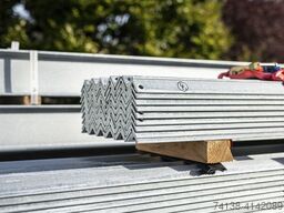 4 Stück Kragarmregal-Ständer einseitig Höhe: 4,16 m / Tiefe: 1,2 m / Länge: 4 m