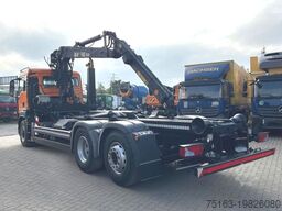 MAN TG-S 26.400 6x4H-2 BL Abrollkipper mit Kran Lift