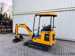 JCB 16C-1 /2022 BJ/ 969 H / verbr. Laufwerk/2xLöffel