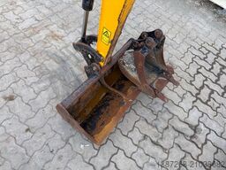 JCB 16C-1 /2022 BJ/ 969 H / verbr. Laufwerk/2xLöffel