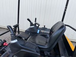 JCB 16C-1 /2022 BJ/ 969 H / verbr. Laufwerk/2xLöffel